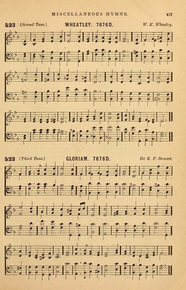 Hymnal Companion to the Prayer Book: suited to the special seasons of the Christian year, and other occasions of public worship, as well as for use in the Sunday-school...With accompanying tunes page 460