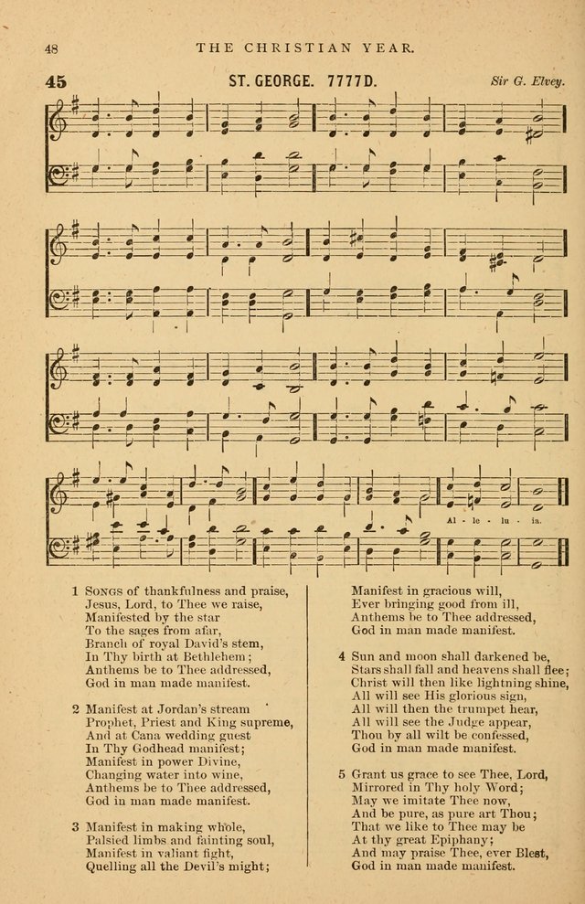 Hymnal Companion to the Prayer Book: suited to the special seasons of the Christian year, and other occasions of public worship, as well as for use in the Sunday-school...With accompanying tunes page 49