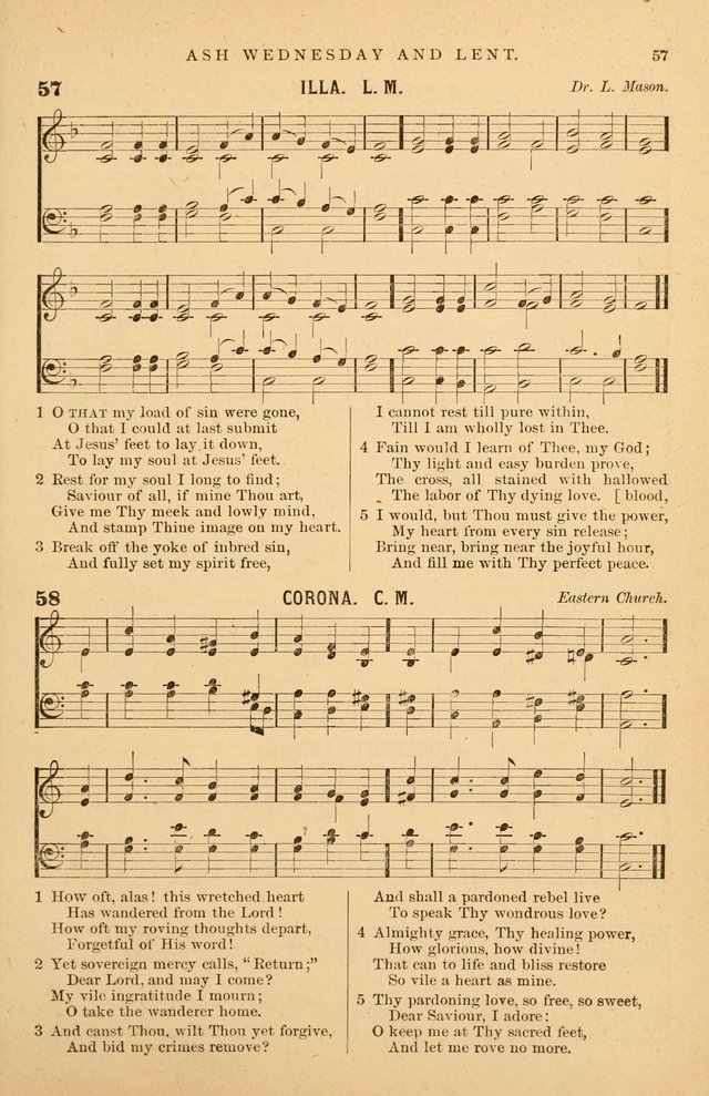 Hymnal Companion to the Prayer Book: suited to the special seasons of the Christian year, and other occasions of public worship, as well as for use in the Sunday-school...With accompanying tunes page 58