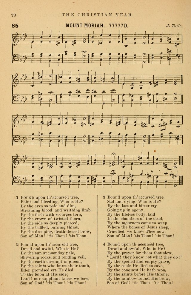 Hymnal Companion to the Prayer Book: suited to the special seasons of the Christian year, and other occasions of public worship, as well as for use in the Sunday-school...With accompanying tunes page 79