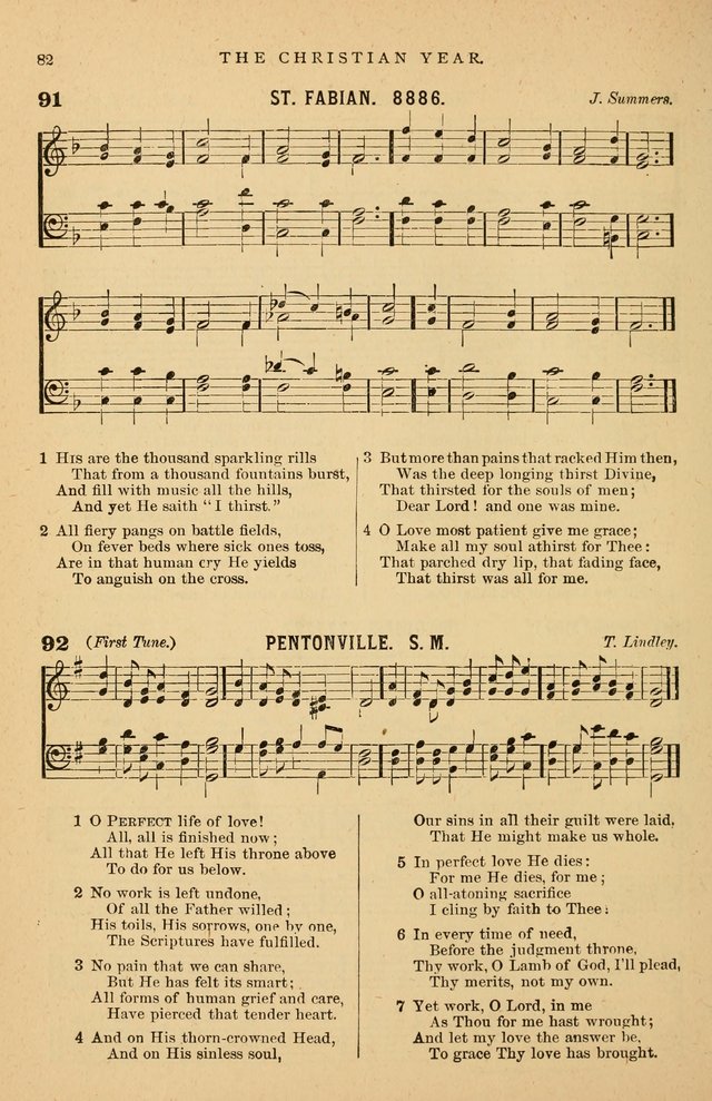 Hymnal Companion to the Prayer Book: suited to the special seasons of the Christian year, and other occasions of public worship, as well as for use in the Sunday-school...With accompanying tunes page 83