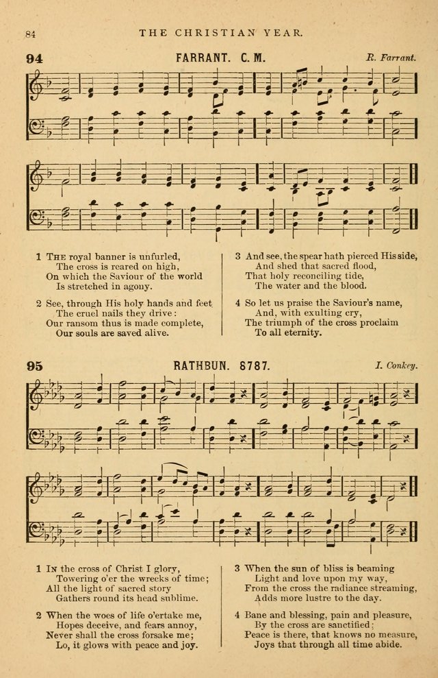 Hymnal Companion to the Prayer Book: suited to the special seasons of the Christian year, and other occasions of public worship, as well as for use in the Sunday-school...With accompanying tunes page 85