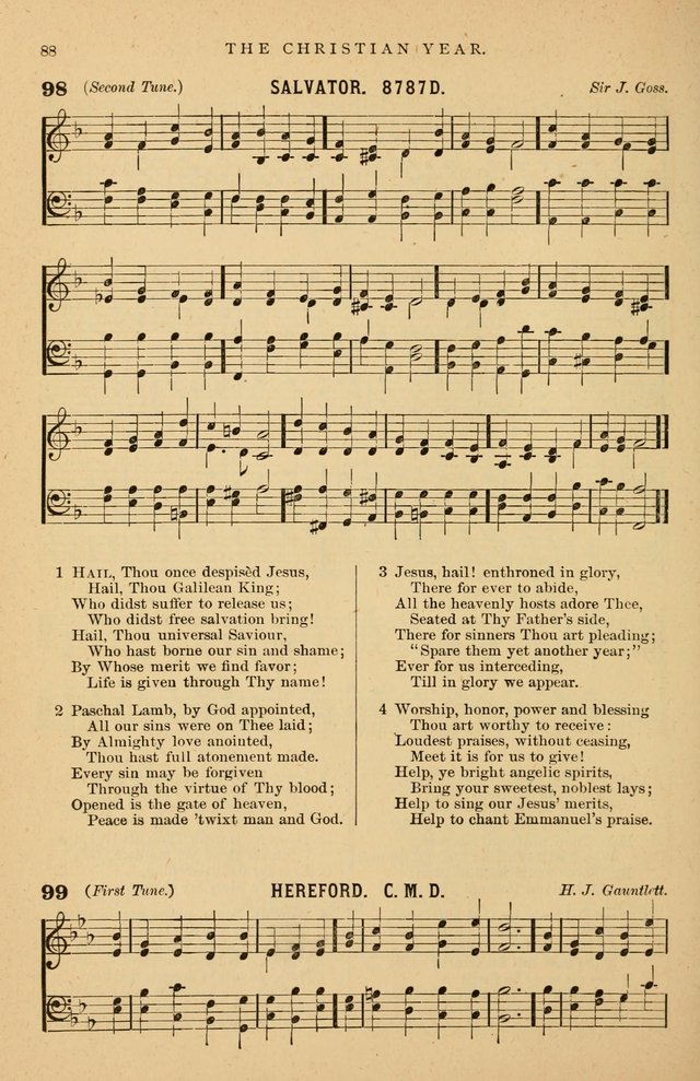 Hymnal Companion to the Prayer Book: suited to the special seasons of the Christian year, and other occasions of public worship, as well as for use in the Sunday-school...With accompanying tunes page 89