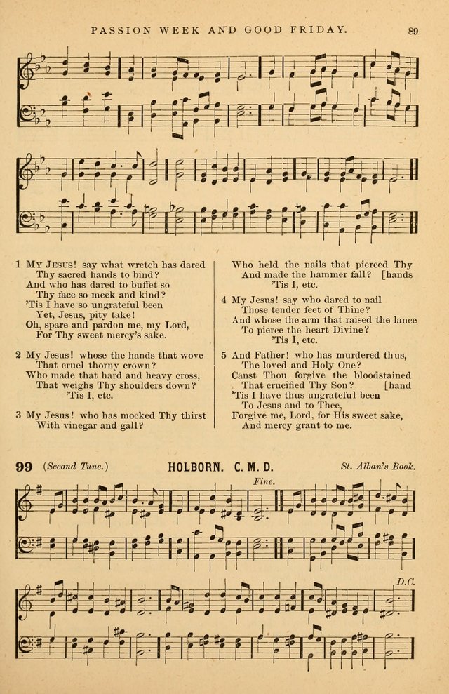 Hymnal Companion to the Prayer Book: suited to the special seasons of the Christian year, and other occasions of public worship, as well as for use in the Sunday-school...With accompanying tunes page 90