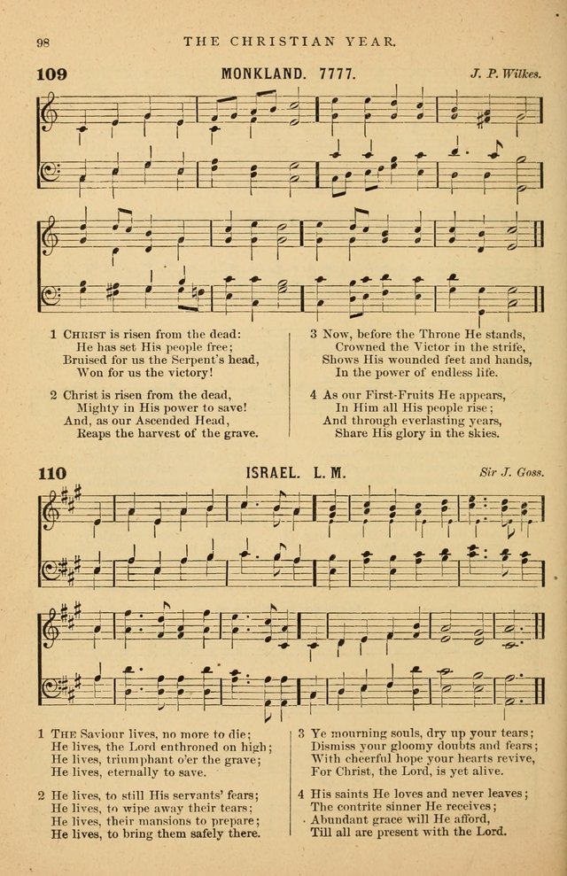 Hymnal Companion to the Prayer Book: suited to the special seasons of the Christian year, and other occasions of public worship, as well as for use in the Sunday-school...With accompanying tunes page 99