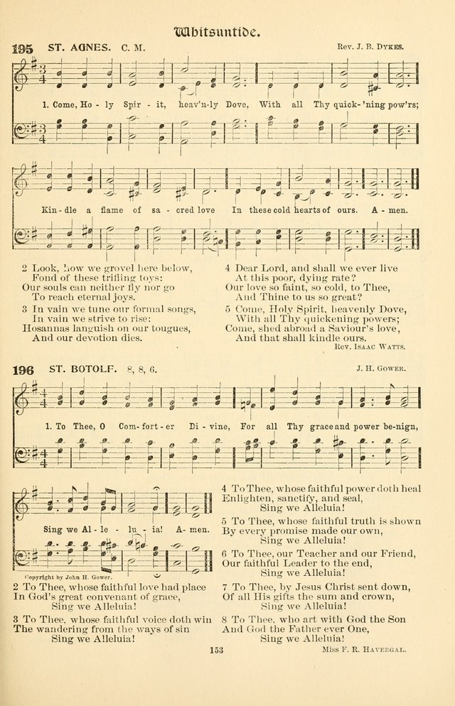 Hymnal Companion to the Prayer Book: with accompanying tunes page 157