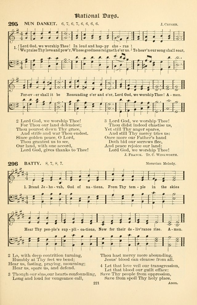 Hymnal Companion to the Prayer Book: with accompanying tunes page 225