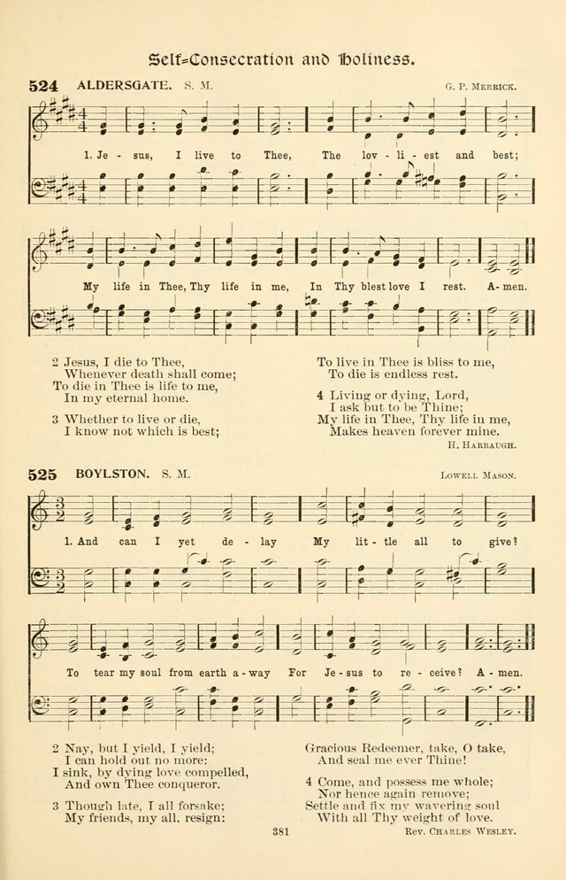 Hymnal Companion to the Prayer Book: with accompanying tunes page 387