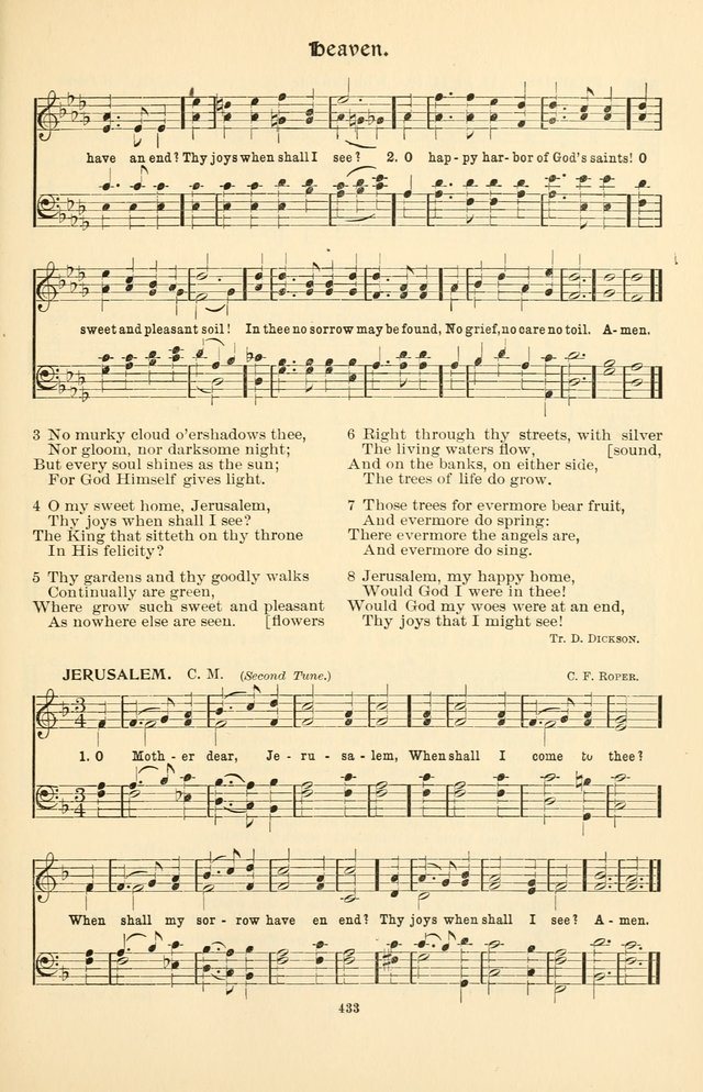 Hymnal Companion to the Prayer Book: with accompanying tunes page 443