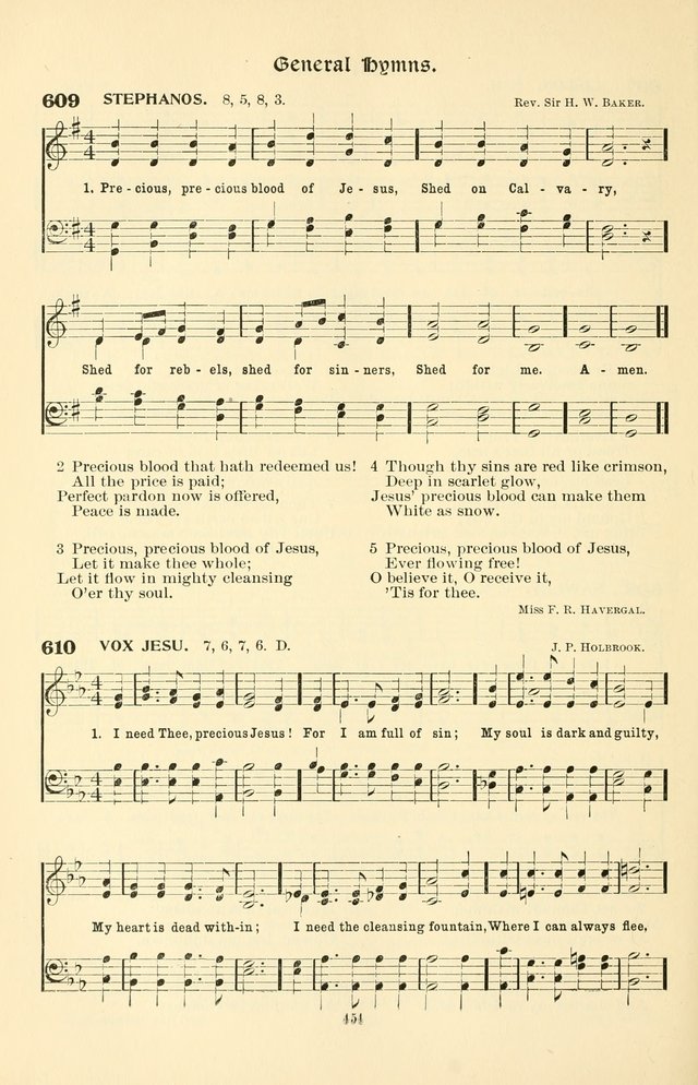 Hymnal Companion to the Prayer Book: with accompanying tunes page 464