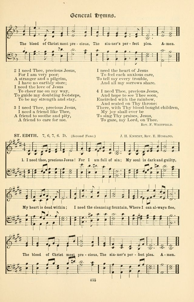 Hymnal Companion to the Prayer Book: with accompanying tunes page 465