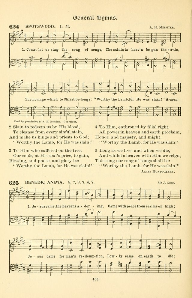 Hymnal Companion to the Prayer Book: with accompanying tunes page 476