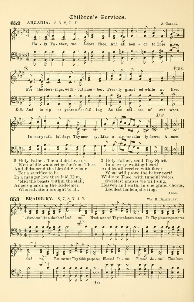 Hymnal Companion to the Prayer Book: with accompanying tunes page 498