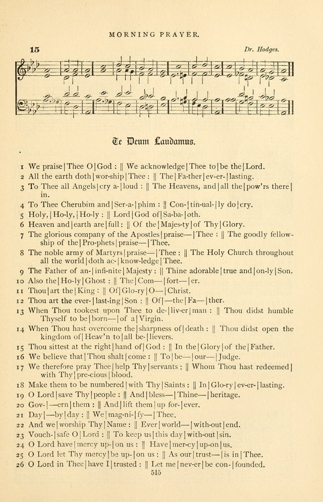 Hymnal Companion to the Prayer Book: with accompanying tunes page 525