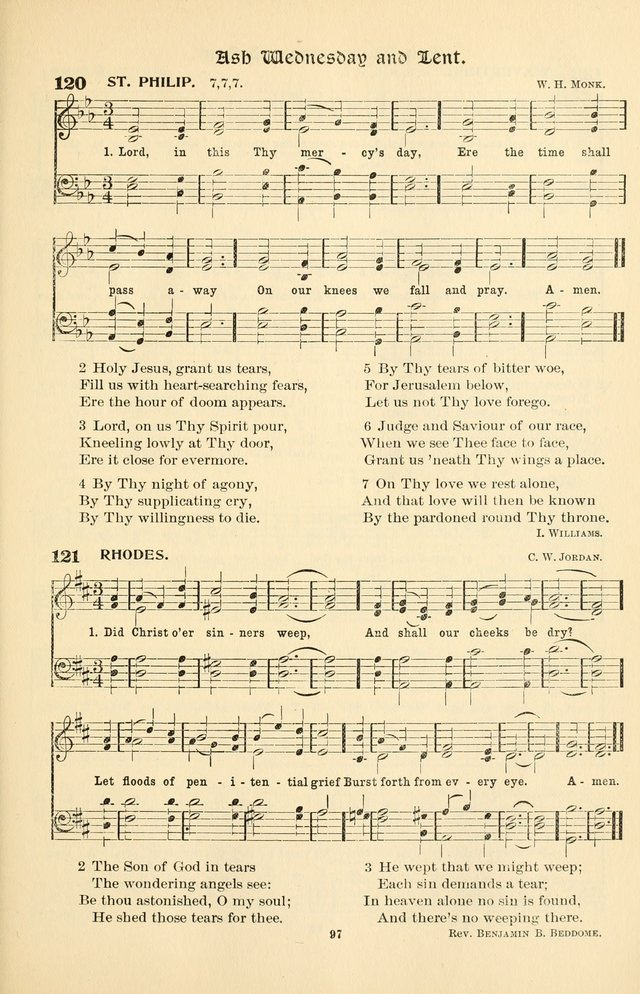 Hymnal Companion to the Prayer Book: with accompanying tunes page 99