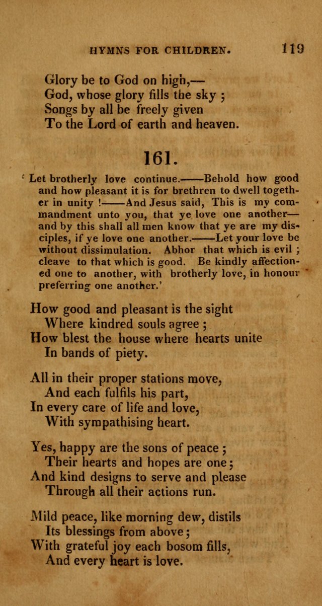 Hymns for Children, Selected and Altered page 112