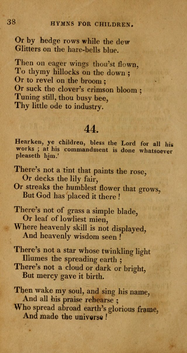 Hymns for Children, Selected and Altered page 31