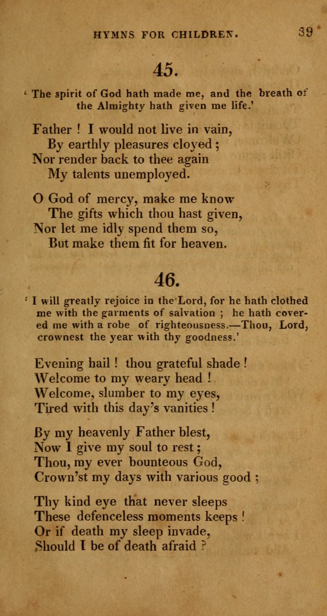 Hymns for Children, Selected and Altered page 32