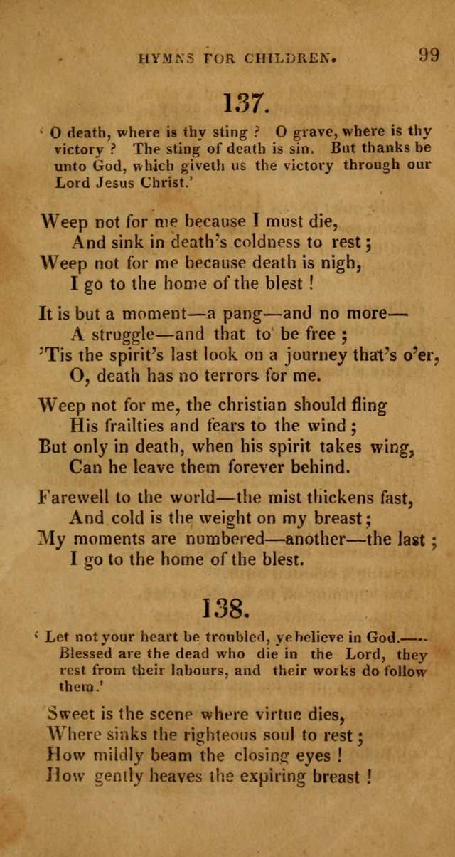 Hymns for Children, Selected and Altered page 92