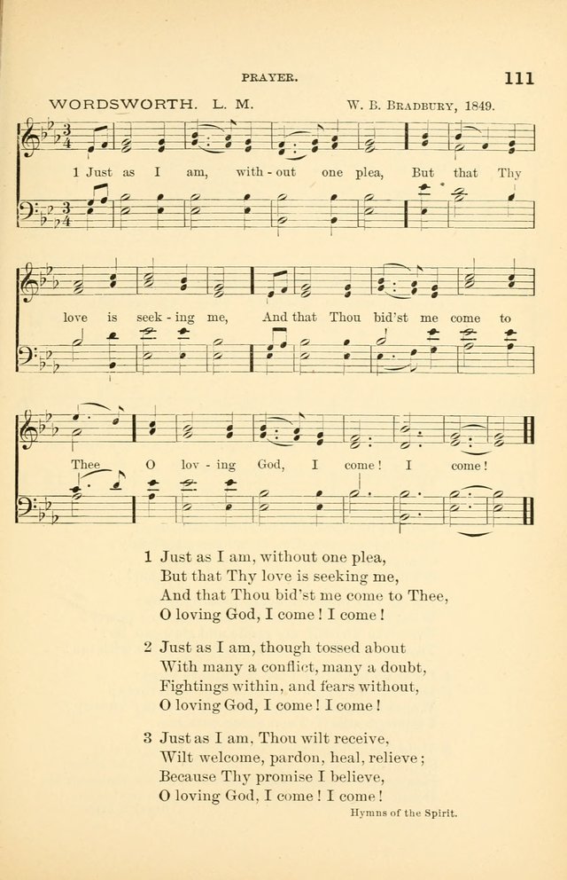 Hymnal for Christian Science Church and Sunday School Services page 111