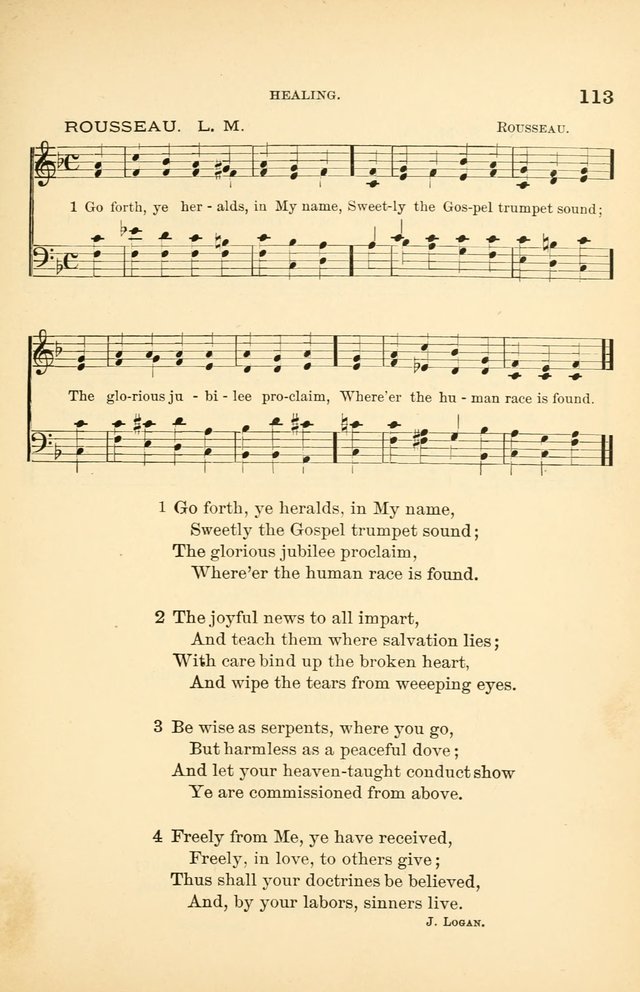 Hymnal for Christian Science Church and Sunday School Services page 113