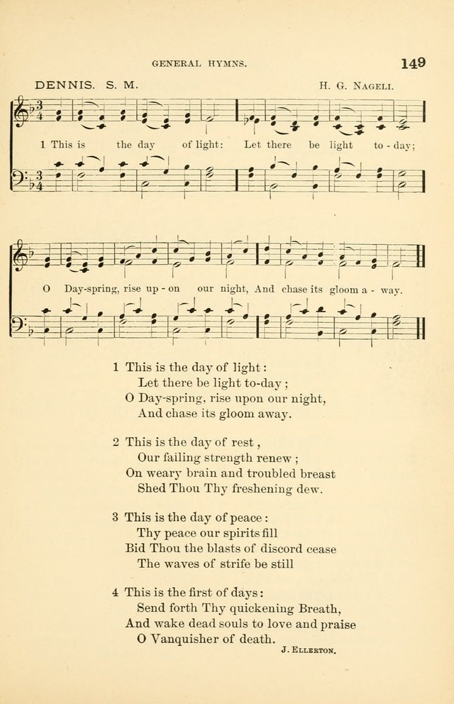 Hymnal for Christian Science Church and Sunday School Services page 149