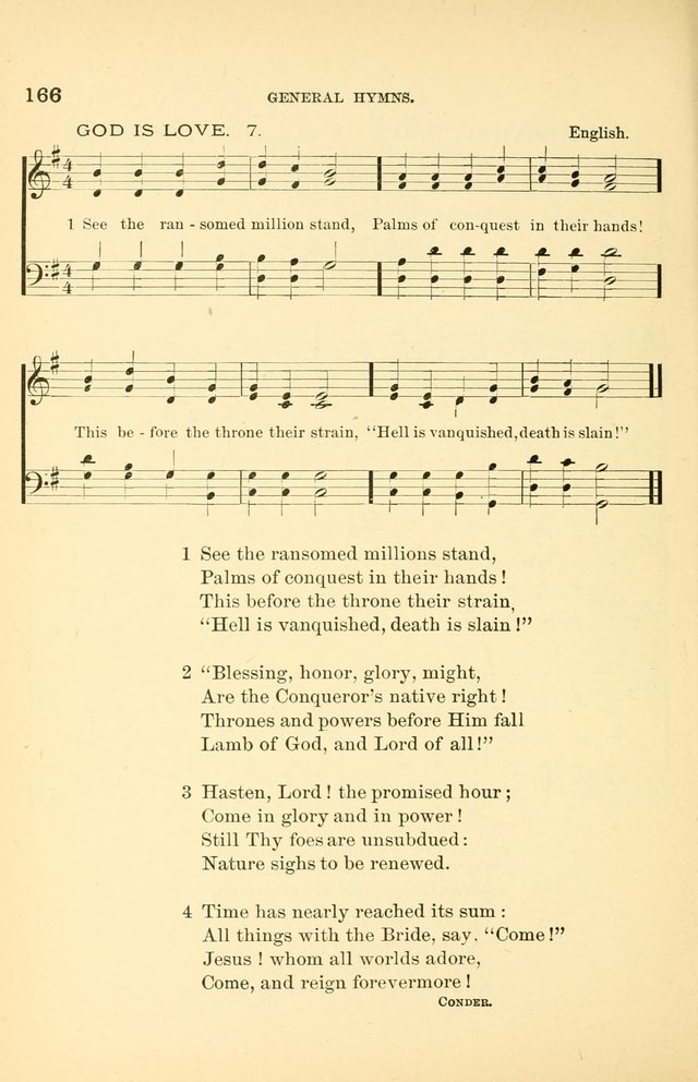 Hymnal for Christian Science Church and Sunday School Services page 166