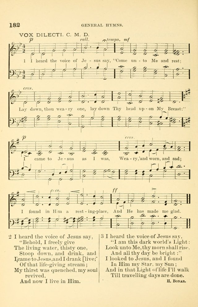 Hymnal for Christian Science Church and Sunday School Services page 182