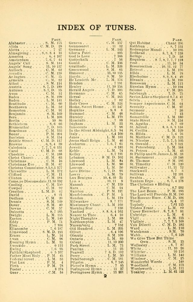 Hymnal for Christian Science Church and Sunday School Services page 2