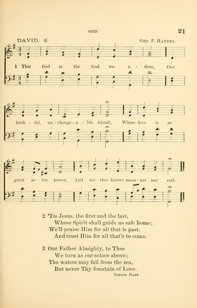 Hymnal for Christian Science Church and Sunday School Services page 21