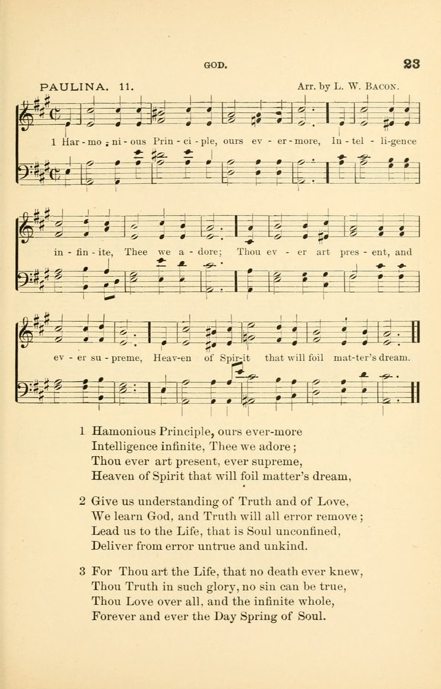 Hymnal for Christian Science Church and Sunday School Services page 23