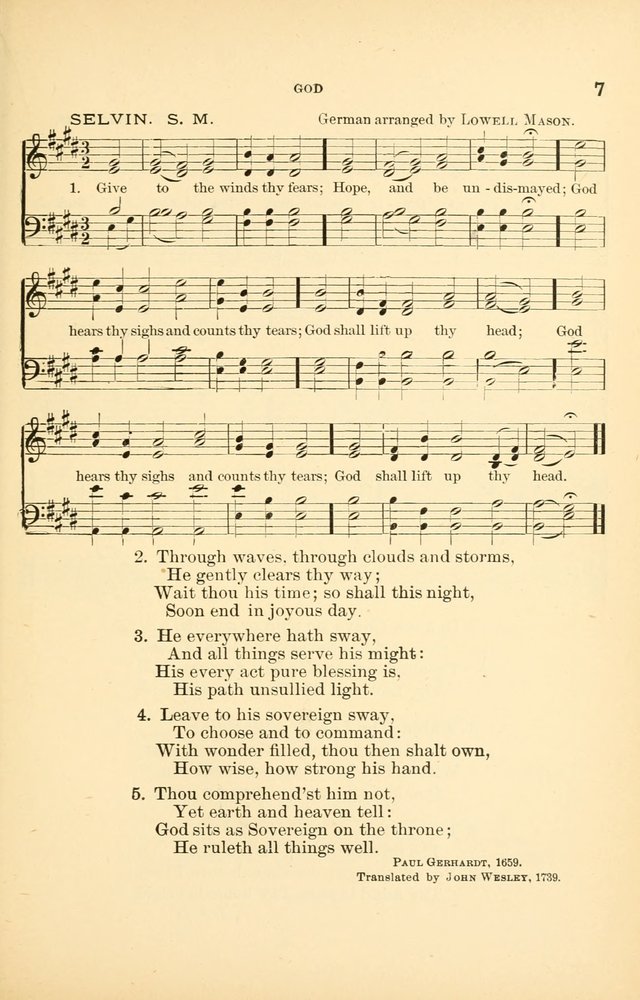 Hymnal for Christian Science Church and Sunday School Services page 7