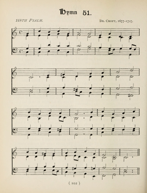 Hymns and Chorales: for schools and colleges page 102