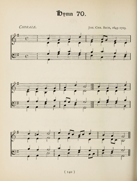 Hymns and Chorales: for schools and colleges page 140