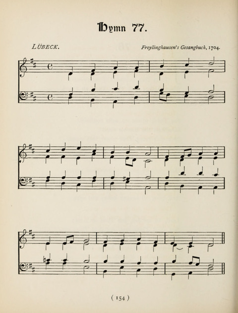 Hymns and Chorales: for schools and colleges page 154