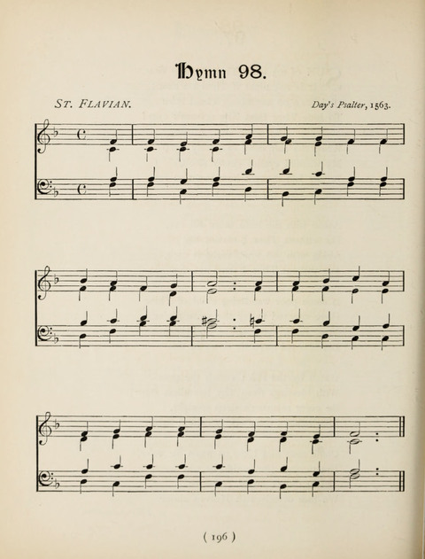 Hymns and Chorales: for schools and colleges page 196