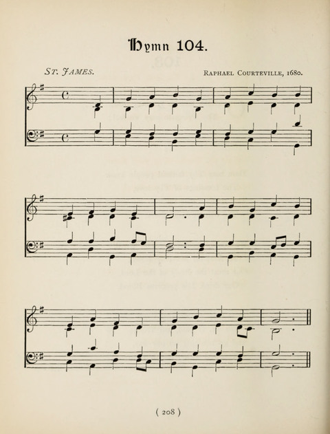 Hymns and Chorales: for schools and colleges page 208