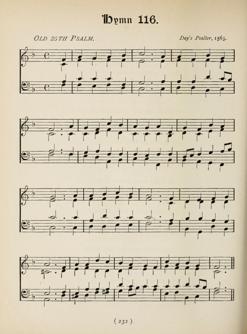 Hymns and Chorales: for schools and colleges page 232