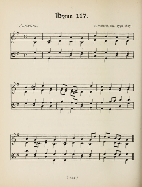 Hymns and Chorales: for schools and colleges page 234