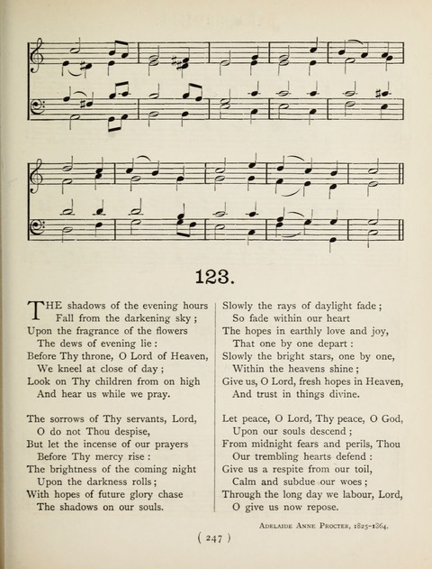 Hymns and Chorales: for schools and colleges page 247