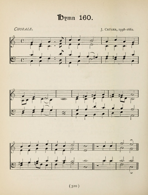 Hymns and Chorales: for schools and colleges page 320