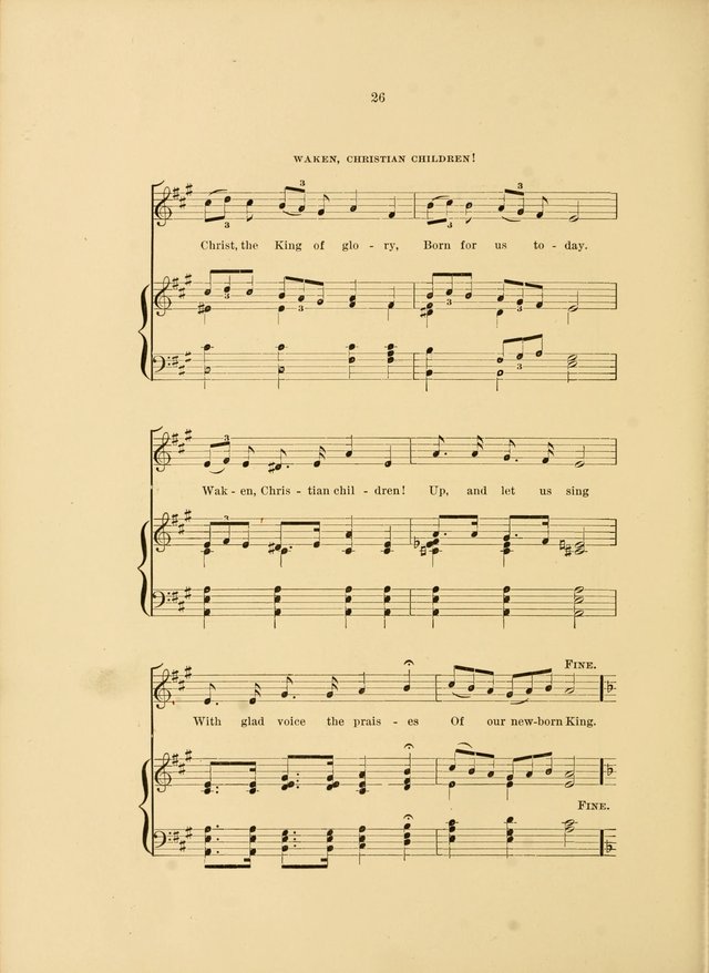 Hymns and Carols Set to Music page 26