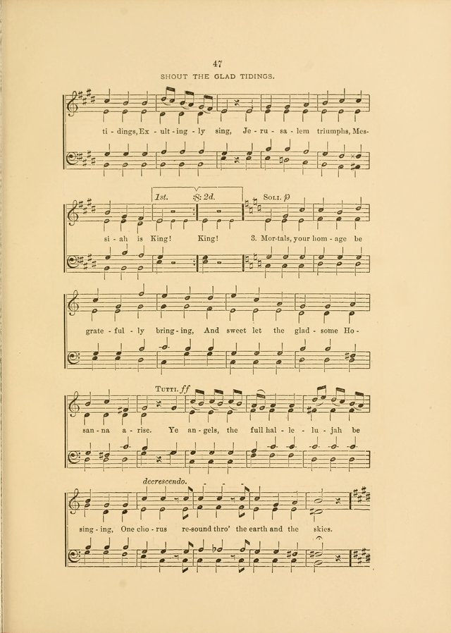 Hymns and Carols Set to Music page 47