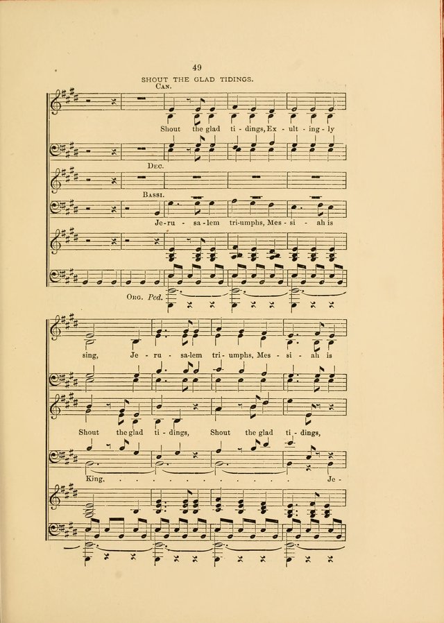 Hymns and Carols Set to Music page 49