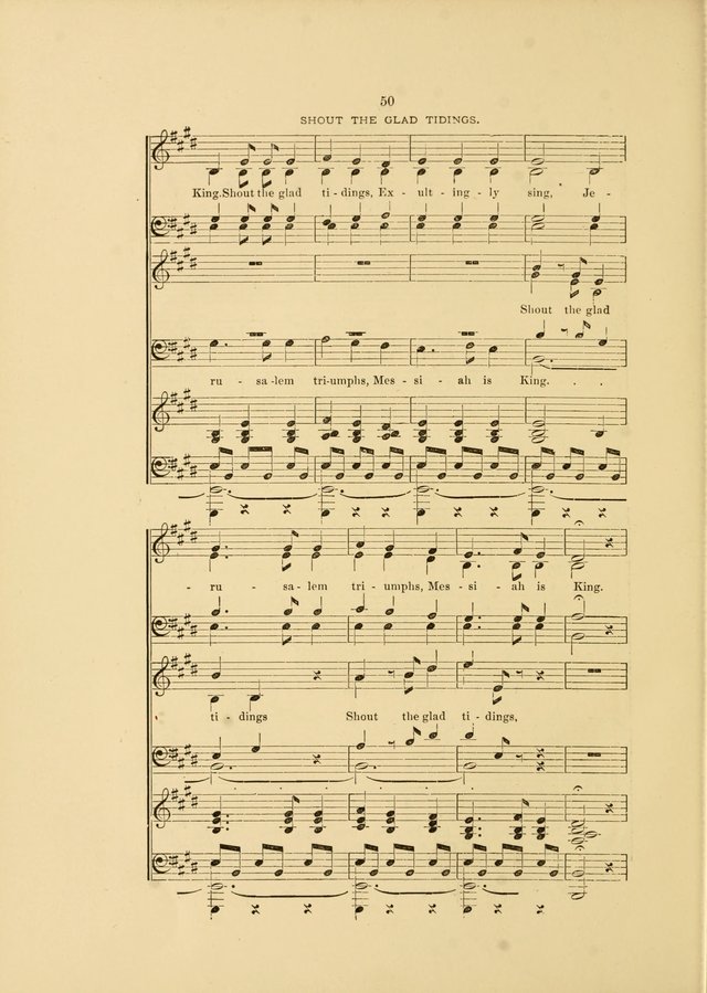 Hymns and Carols Set to Music page 50