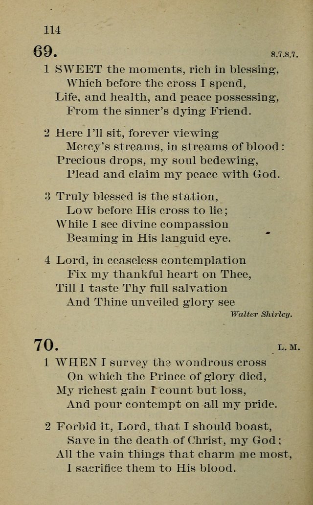 Hymnal: for churches and Sunday-schools of the Augustana Synod page 114