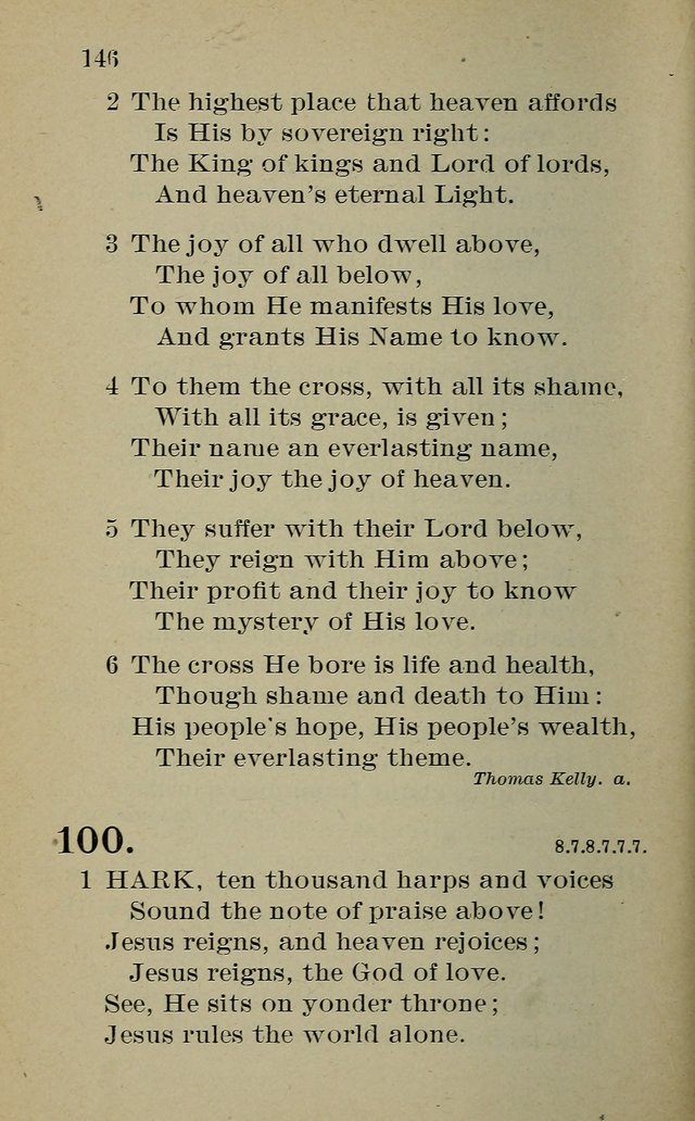 Hymnal: for churches and Sunday-schools of the Augustana Synod page 146