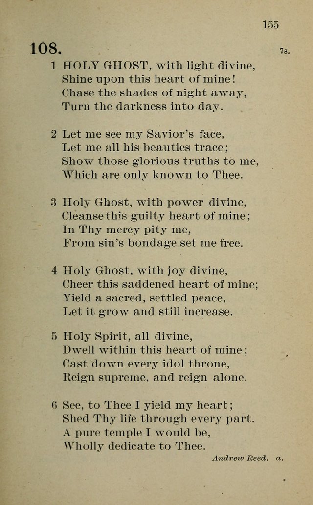 Hymnal: for churches and Sunday-schools of the Augustana Synod page 155