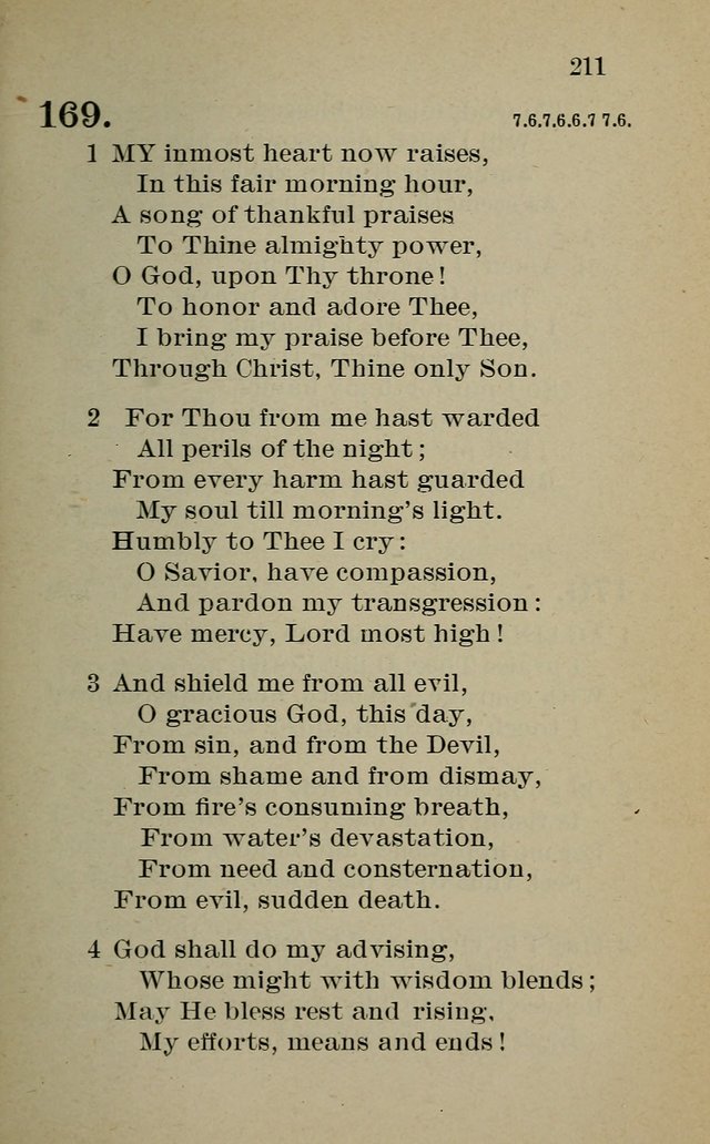 Hymnal: for churches and Sunday-schools of the Augustana Synod page 211