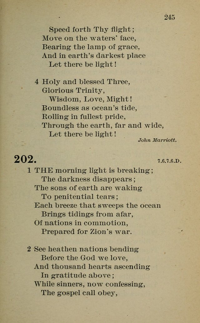 Hymnal: for churches and Sunday-schools of the Augustana Synod page 245